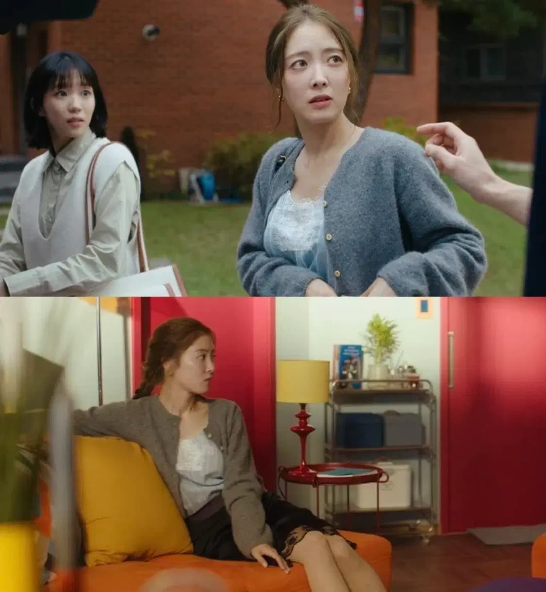 이세영 착용 오버듀플레어 가디건 상품이미지1