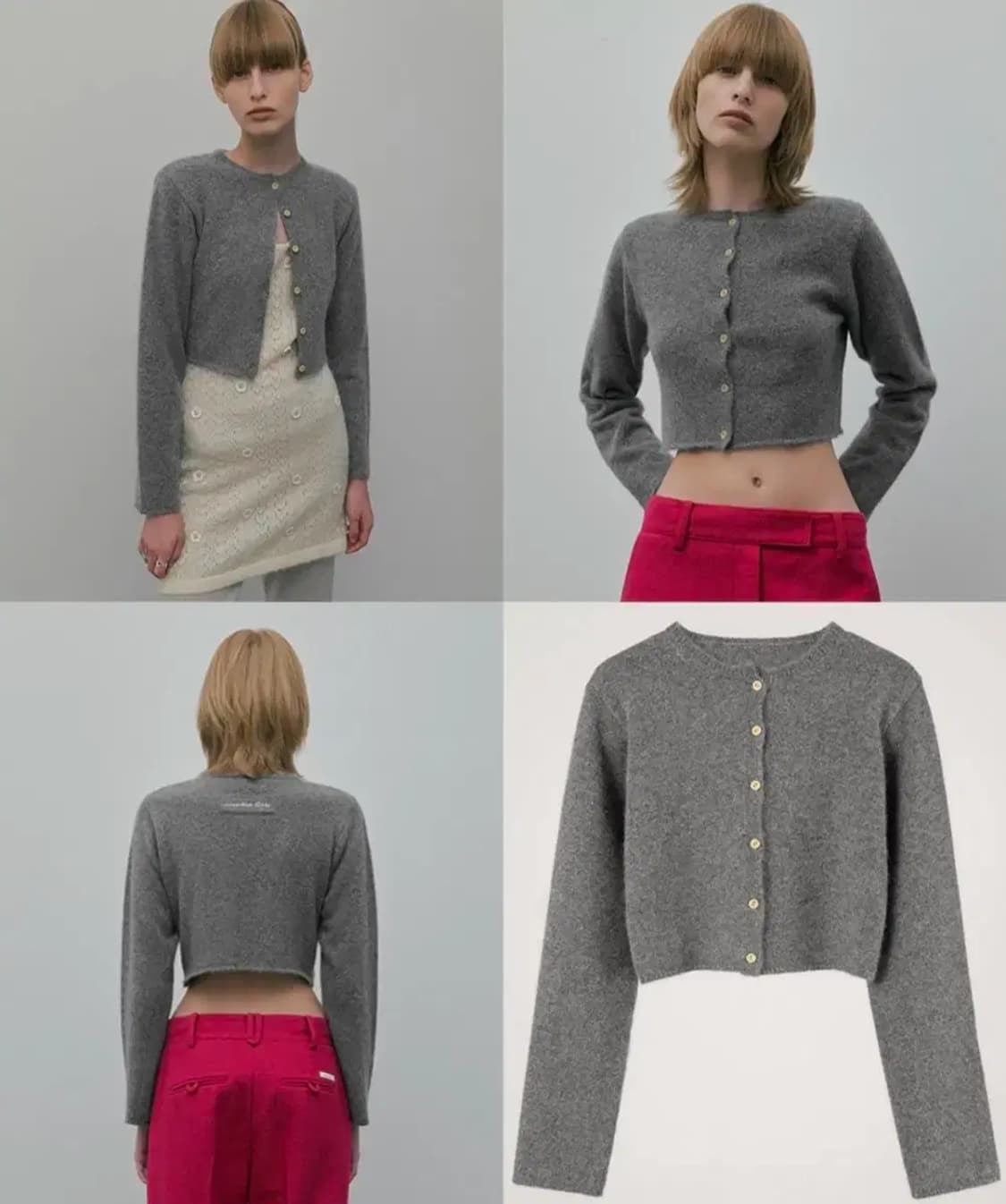 이세영 착용 오버듀플레어 가디건 상품이미지2