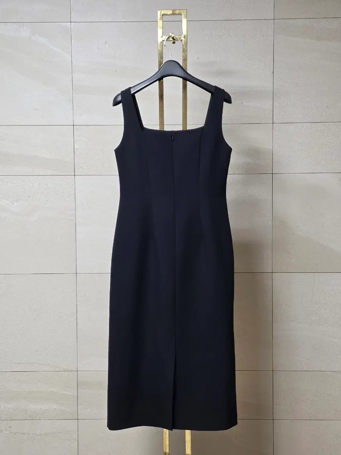 시에 스퀘어넥 슬리브리스 원피스 상품이미지4