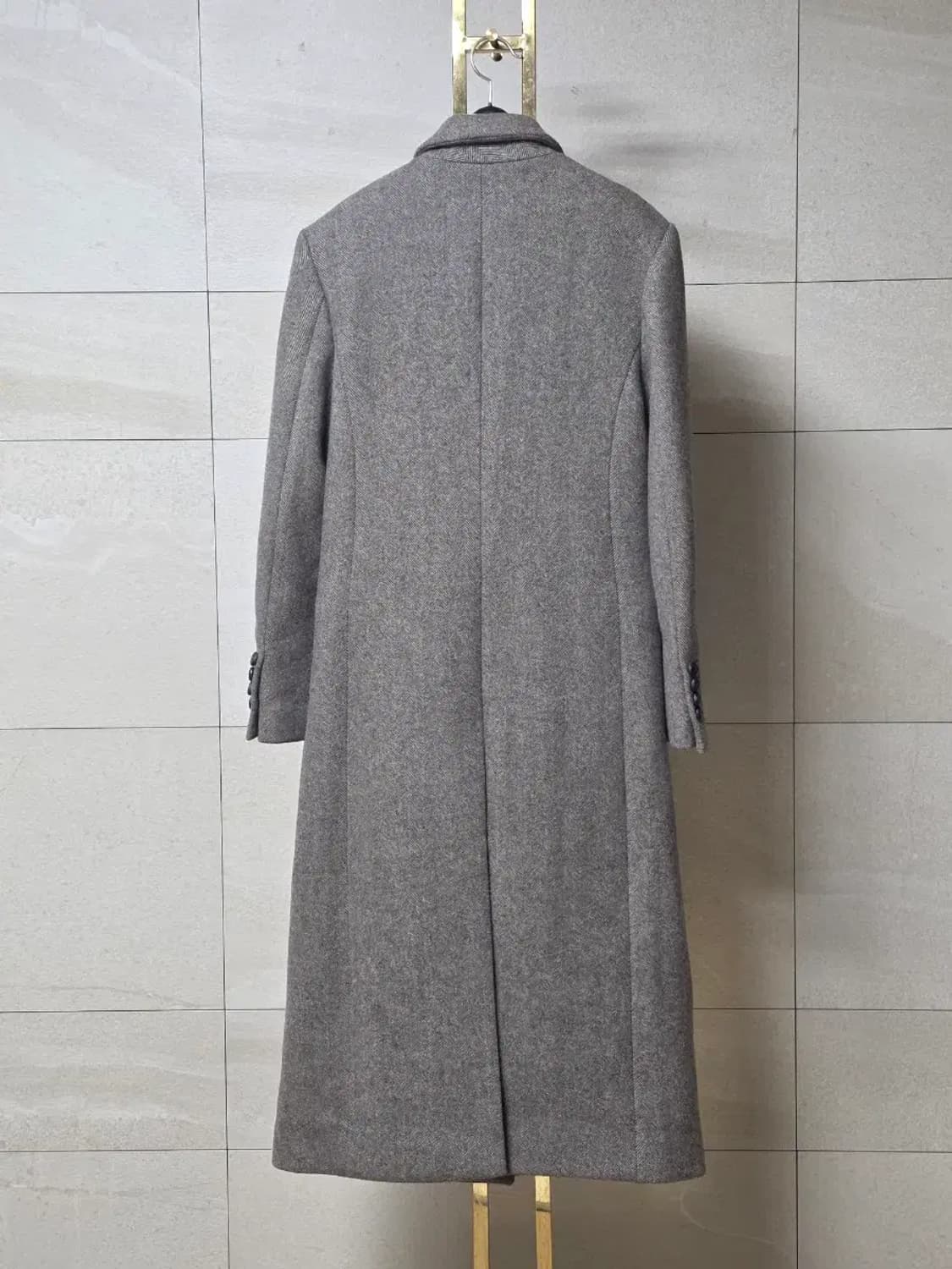 보카바카 헤링본 더블 롱 코트 상품이미지5