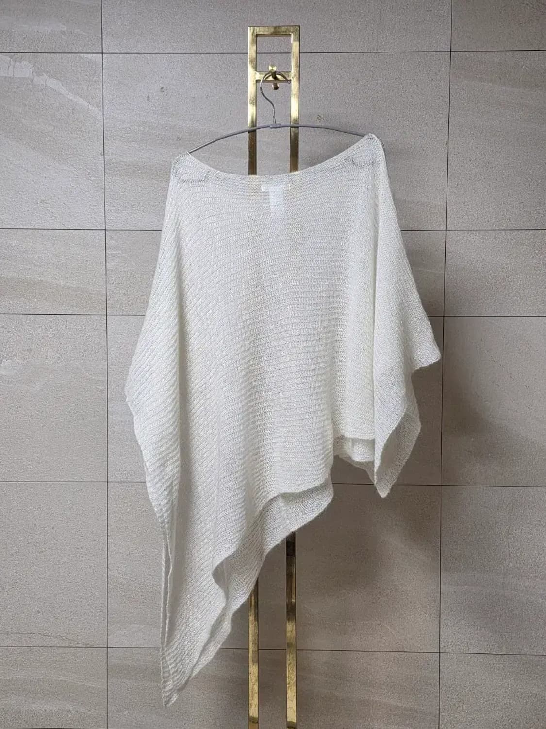 R2W 키드 모헤어 레이어링 판초 상품이미지4