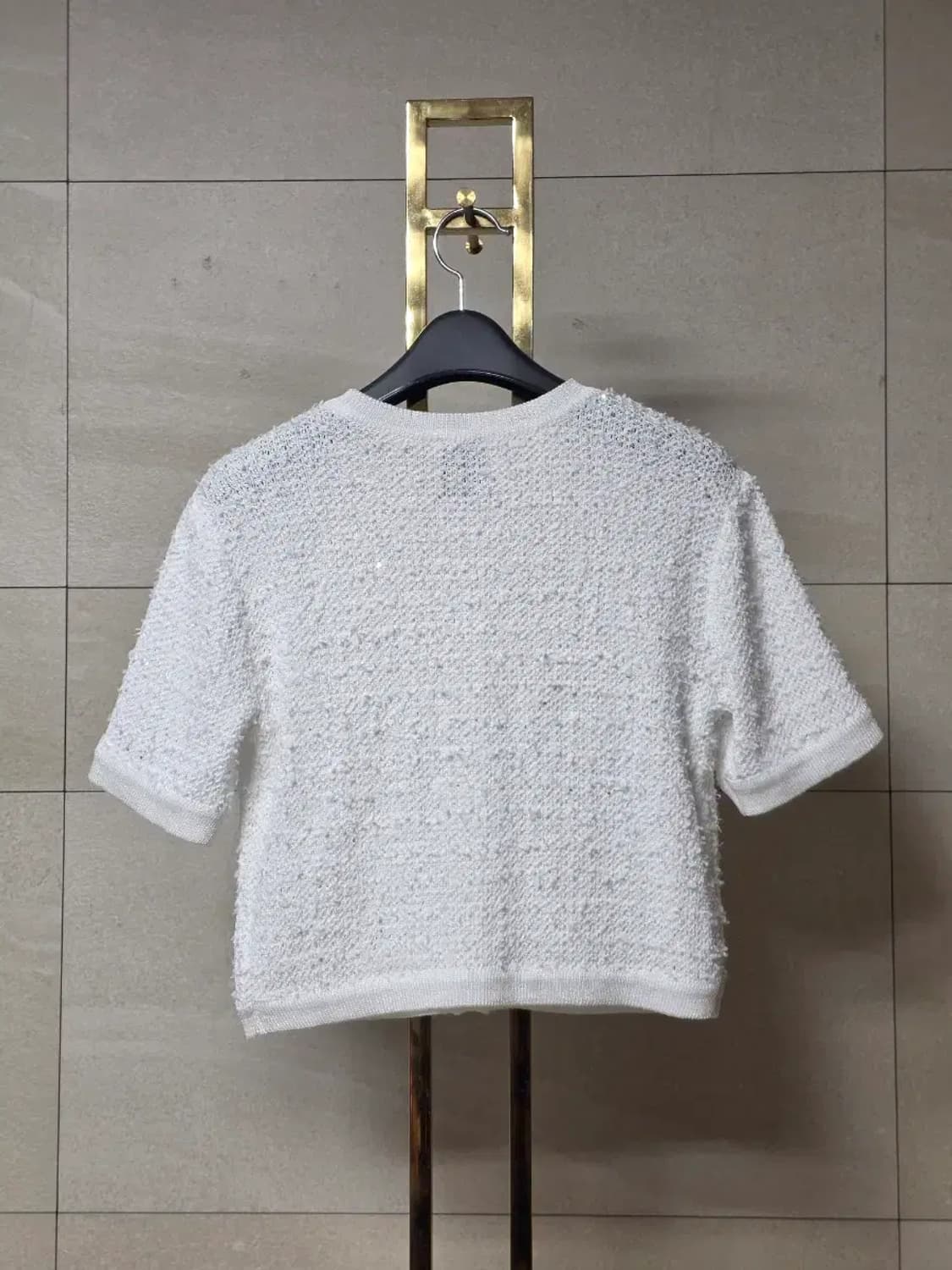 준지(Juun.J) 24SS 화이트 트위드 가디건 상품이미지4