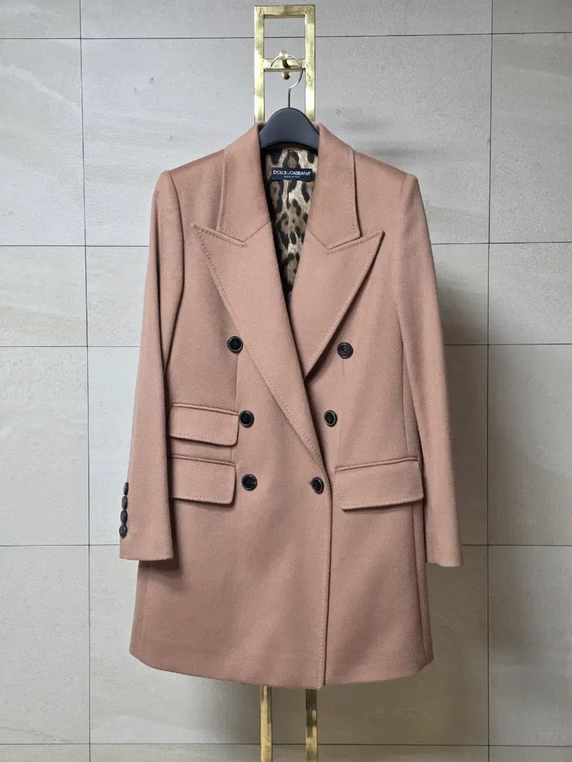 돌체앤가바나 더블 브레스티드 코트 상품이미지1