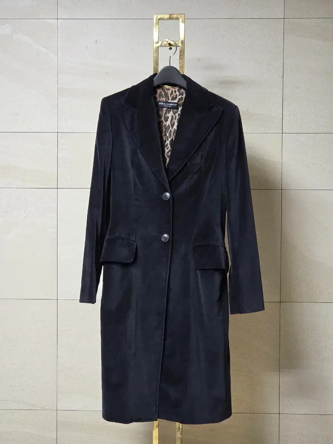 돌체앤가바나 벨벳 코트 상품이미지1