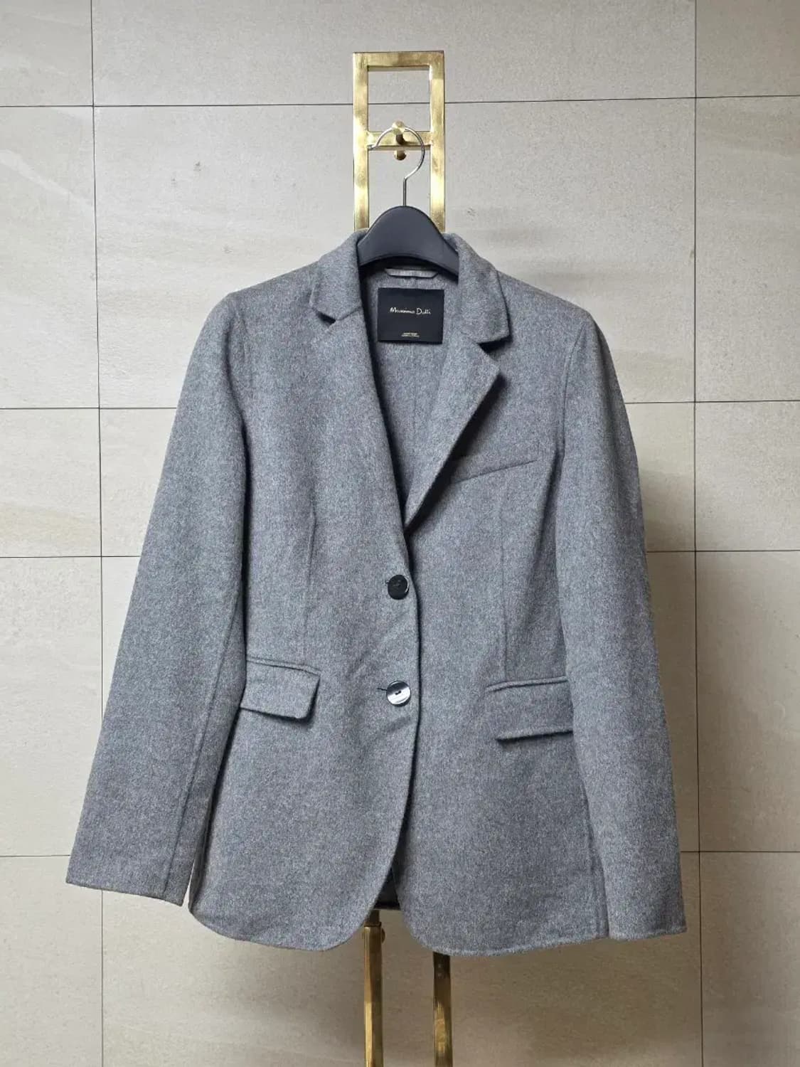 마시모두띠(Massimo Dutti) 핸드메이드 울 블렌드 자켓 상품이미지1
