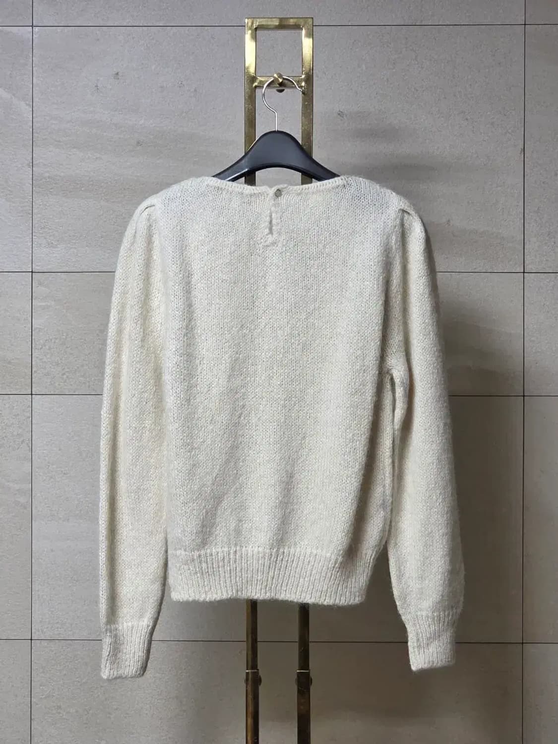 시엔느 알파카 레이스 디테일 니트 상품이미지3