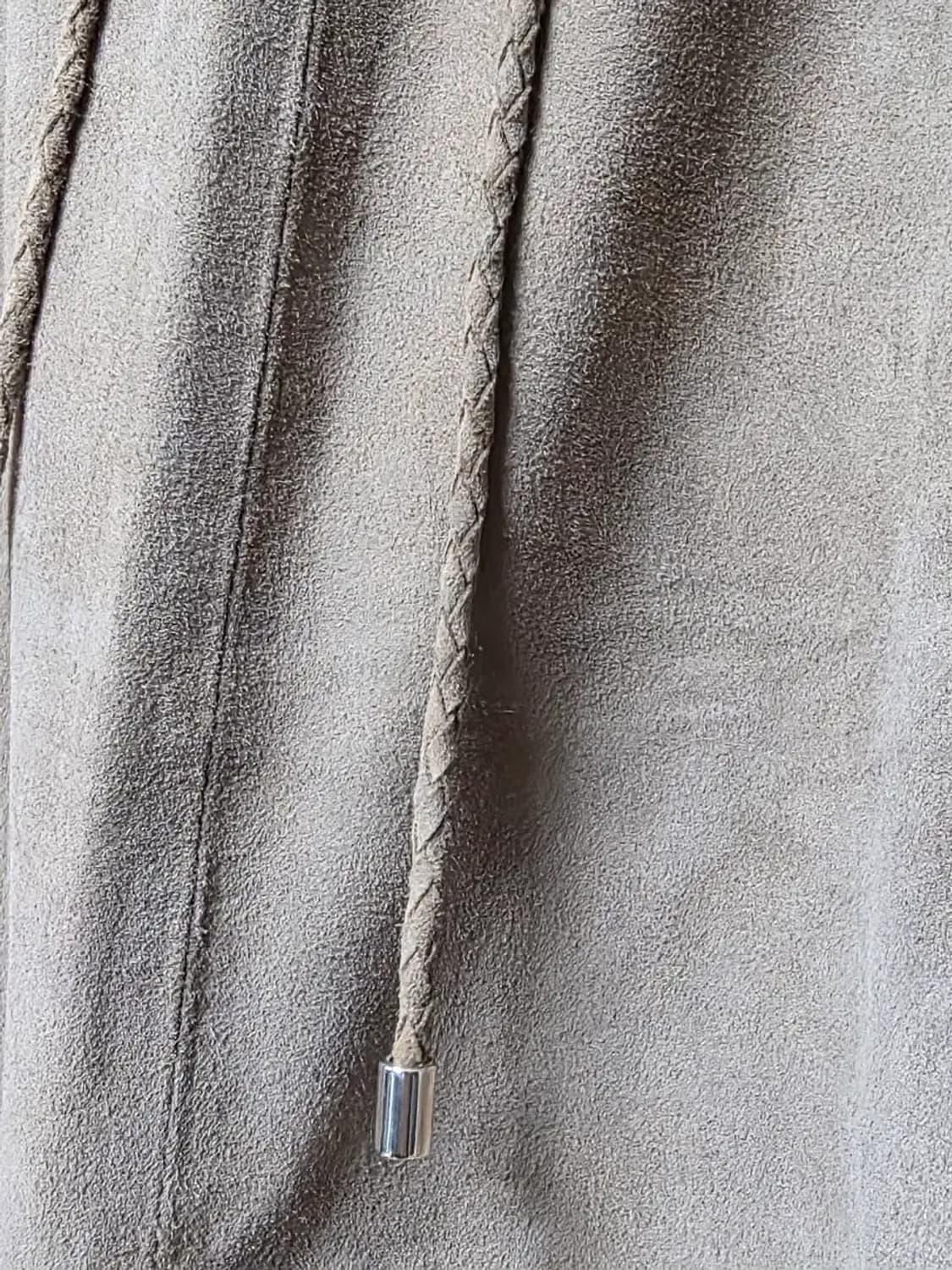 새제품 마시모두띠 리얼 고트스킨 스웨이드 밴딩 스커트 상품이미지4