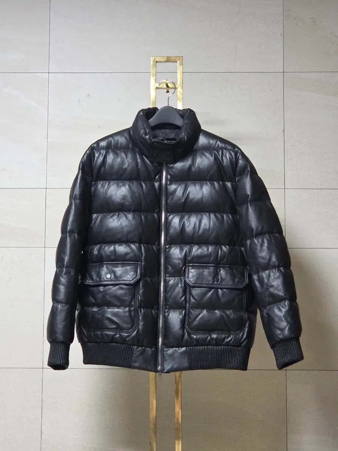 로보 램스킨 구스다운 패딩 남성 105~110 상품이미지1