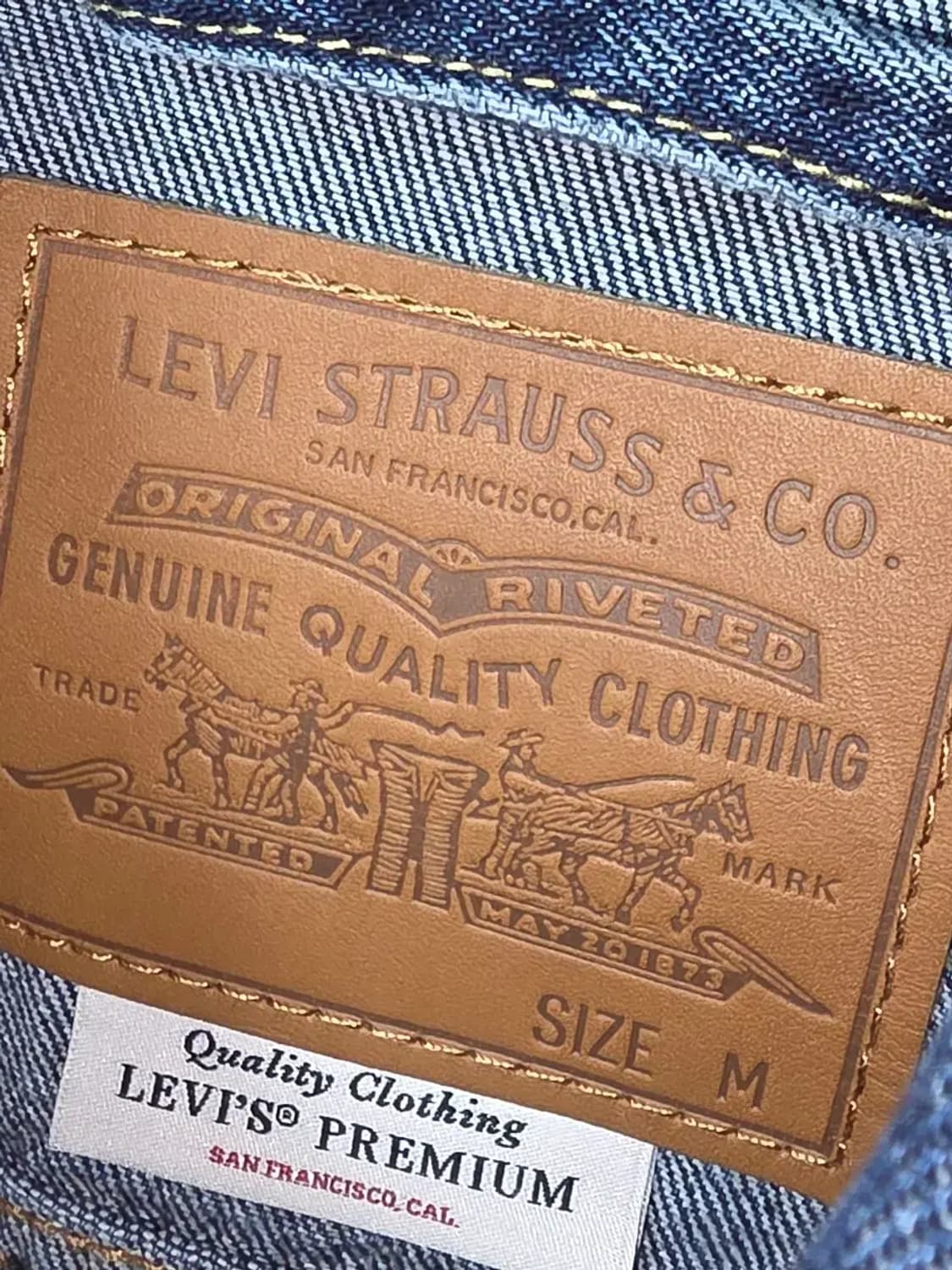 마뗑킴 x 리바이스 데님 자켓 남녀공용 상품이미지2