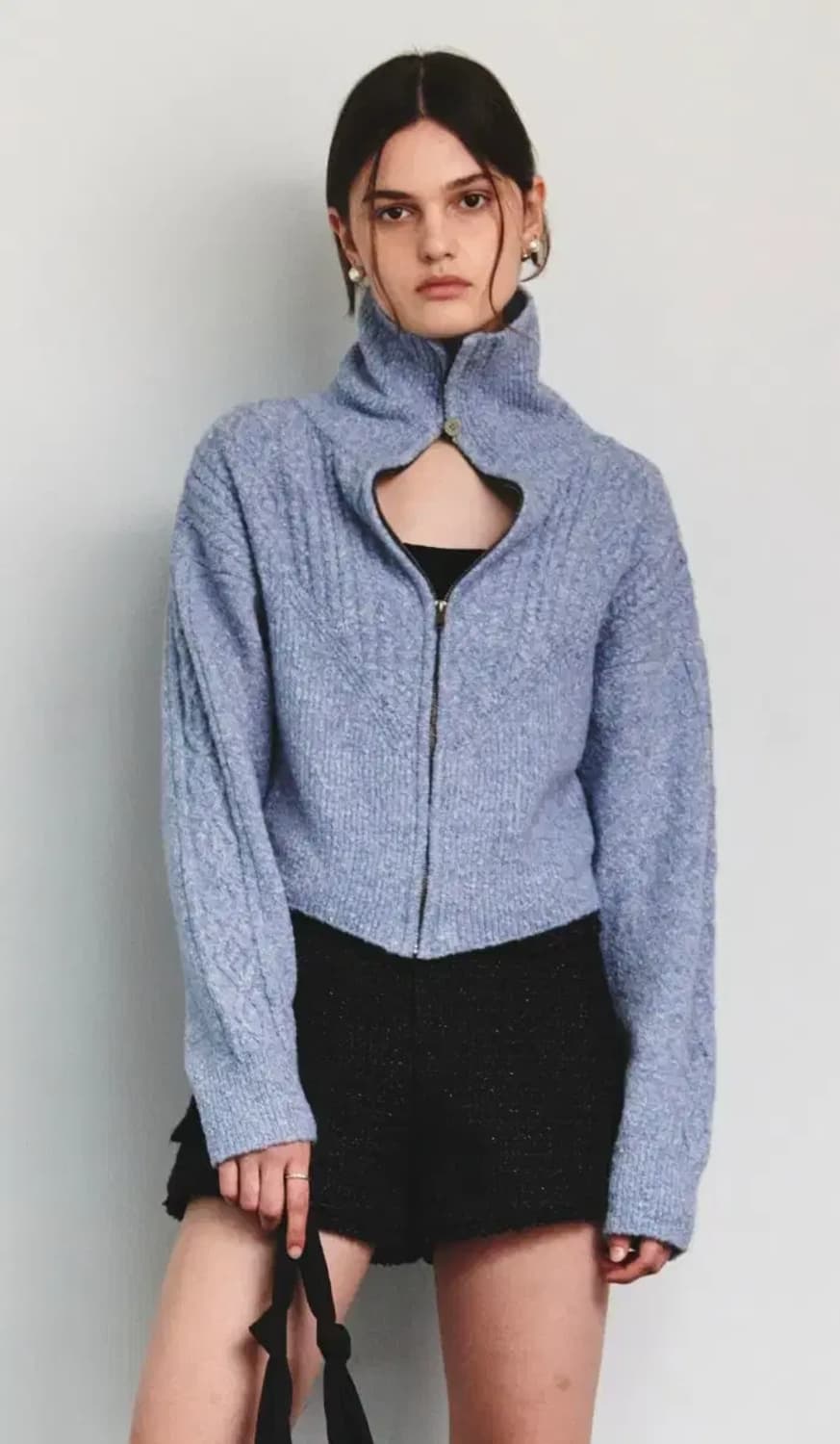 제이청(J.CHUNG) 베이비 알파카 케이블 집업 가디건 상품이미지8