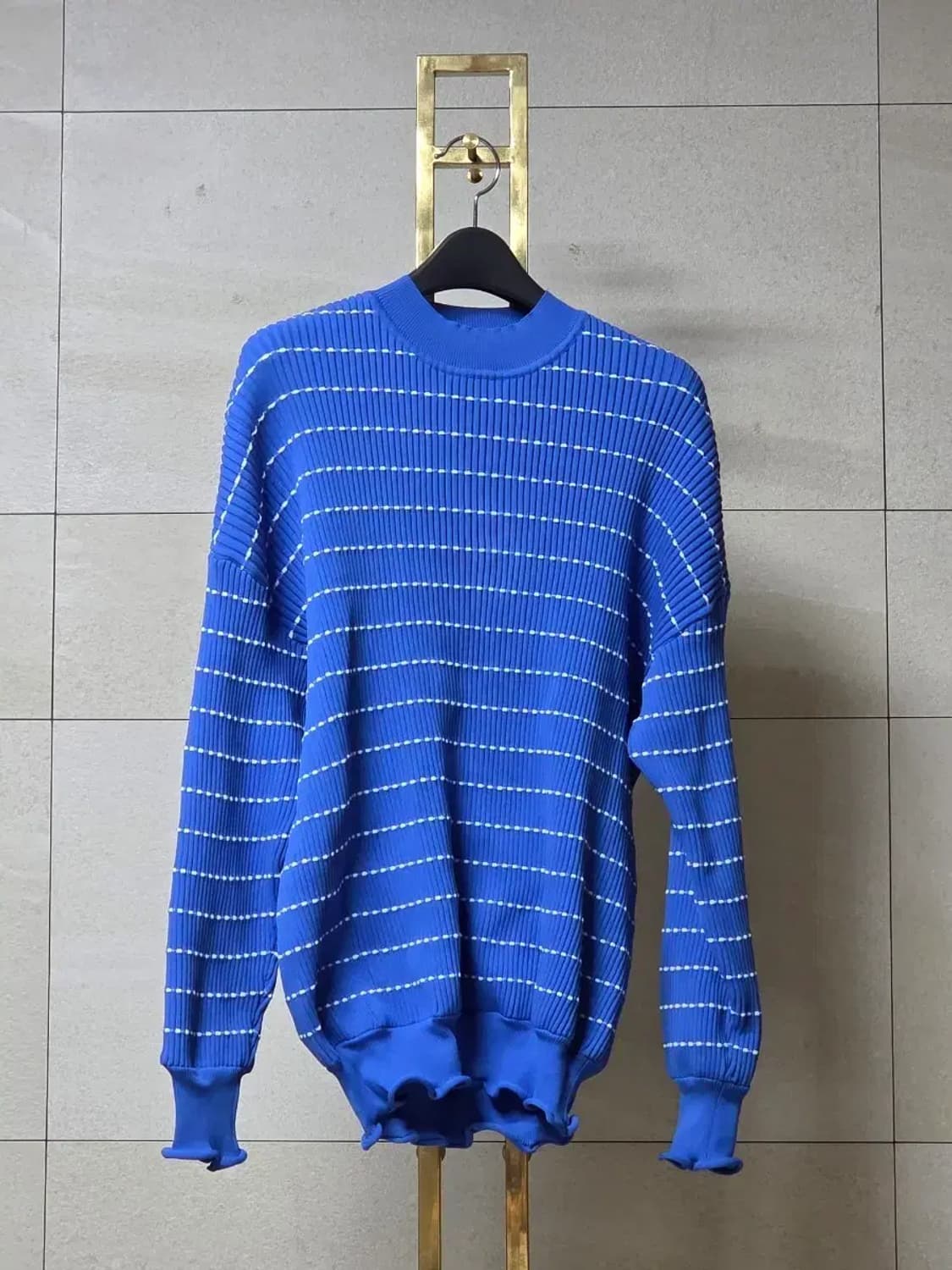 빅토리아 빅토리아 베컴 스트라이프 프릴 니트 상품이미지1