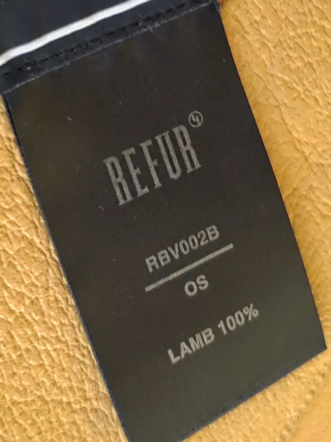 리퍼(REFUR) 리얼양털 100% 리버서블 베스트 상품이미지4