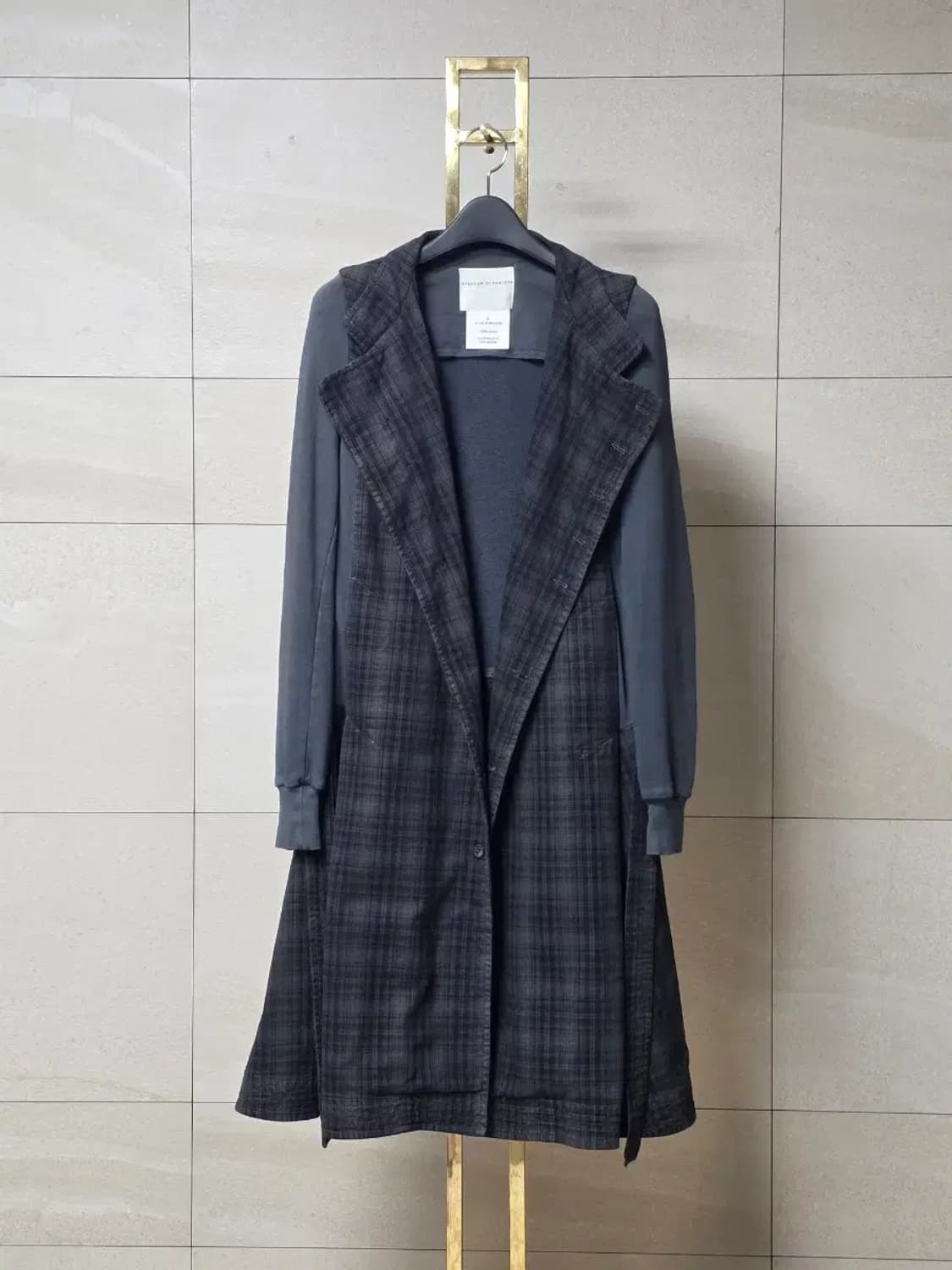 스테판 슈나이더 믹스매치 롱 코트 상품이미지3