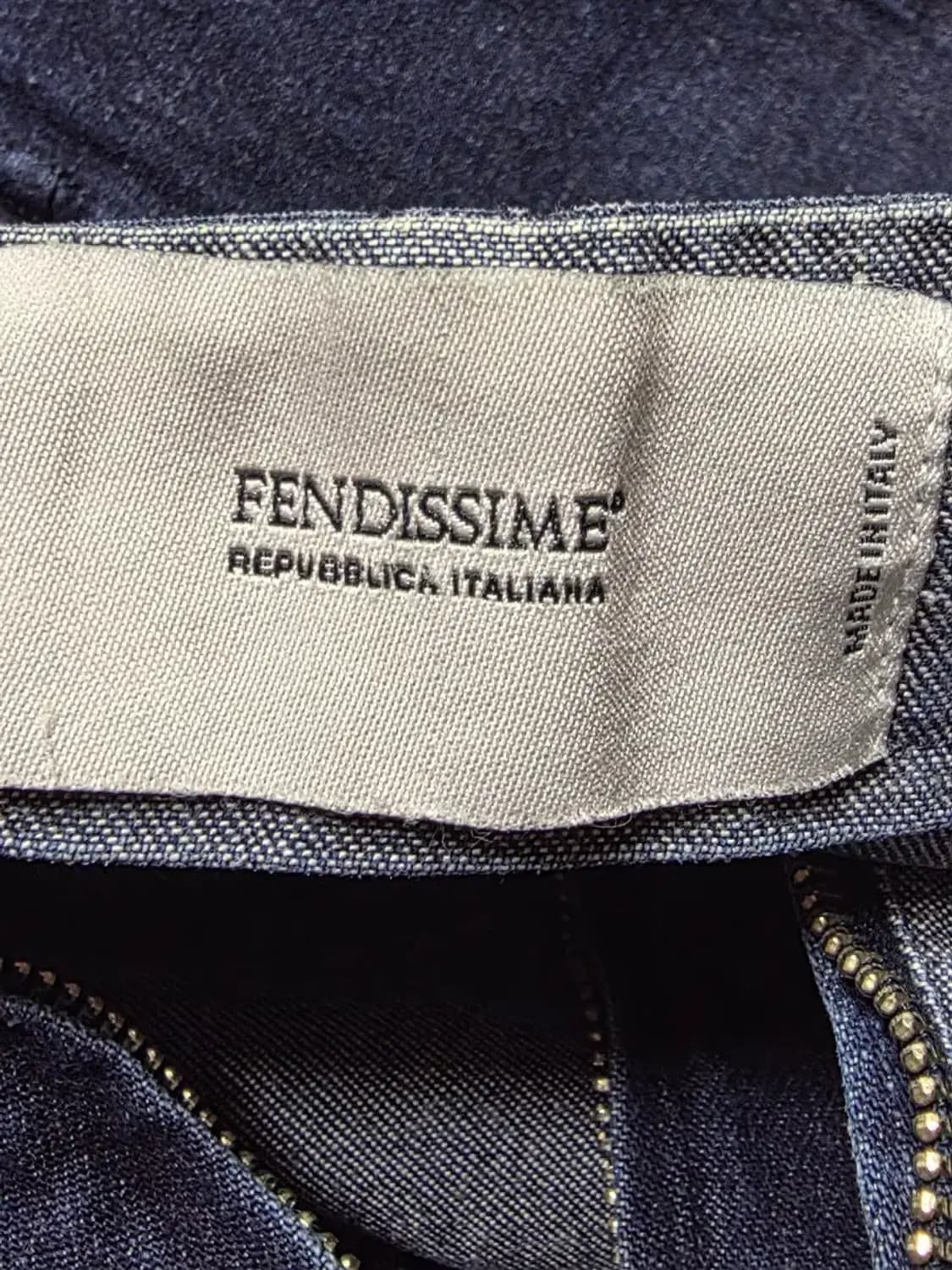 Fendissime 하이넥 데님 자켓 상품이미지2