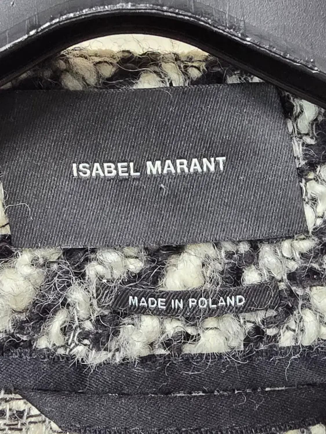 이자벨 마랑 아이반(Ivan) 트위드 에크루 코트 상품이미지2