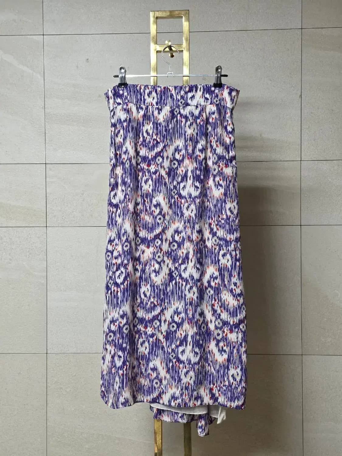 이자벨마랑 에뚜왈 패턴 롱 스커트 상품이미지5