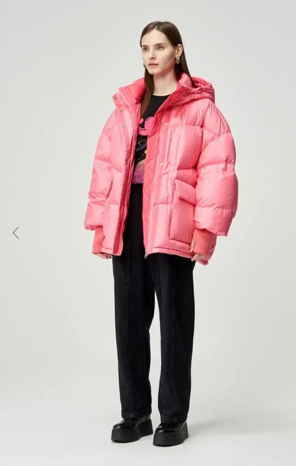 23 SJYP 구스다운 후드 패딩 상품이미지3