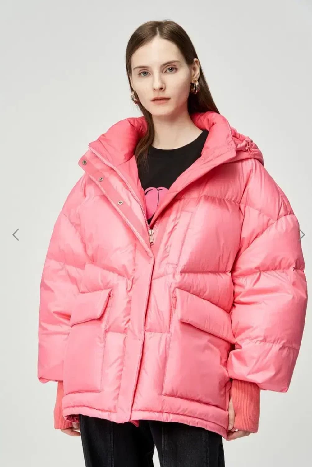 23 SJYP 구스다운 후드 패딩 상품이미지5