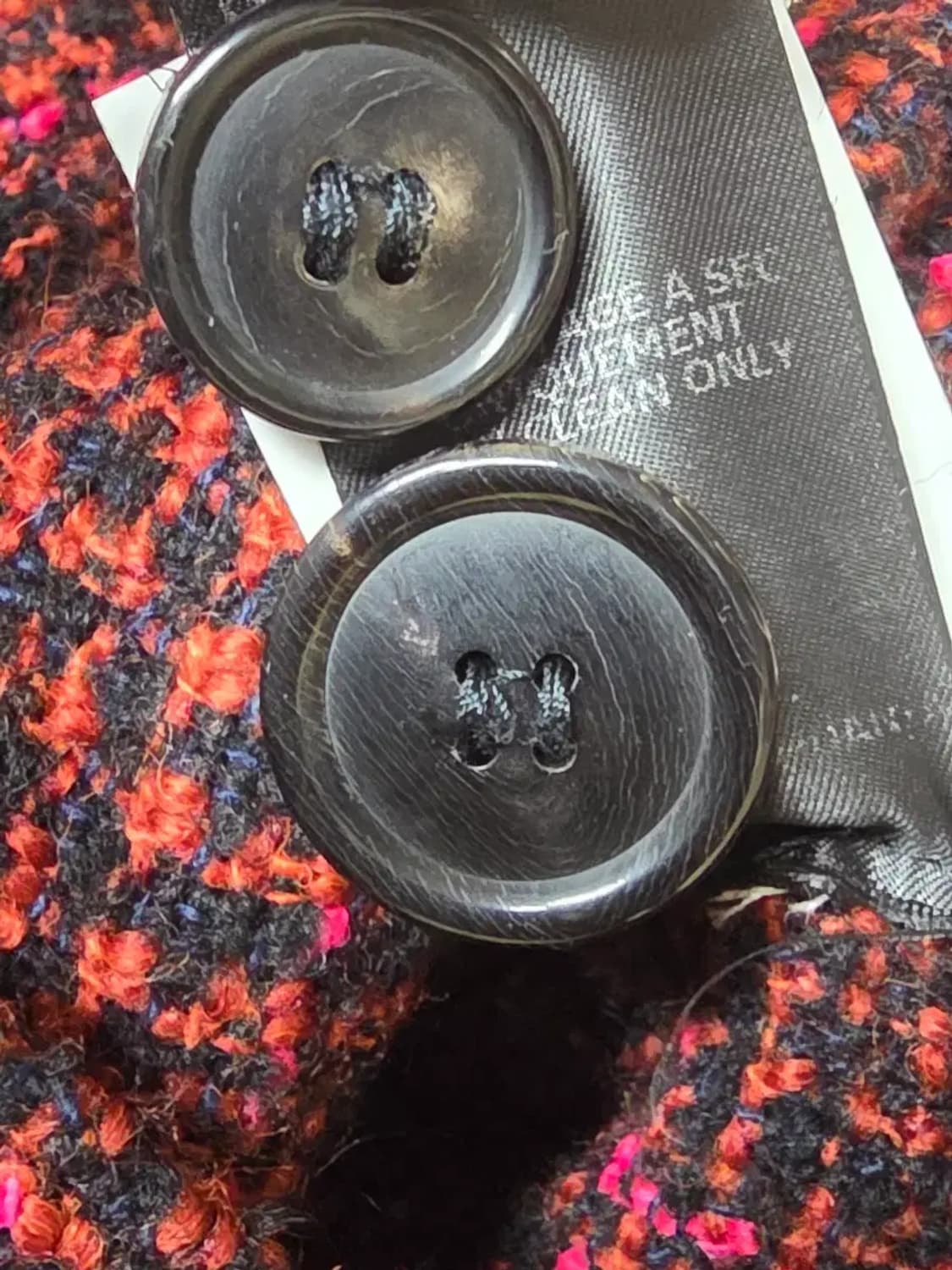 이자벨마랑 에뚜왈 버진울 체크 트위드 자켓 상품이미지4