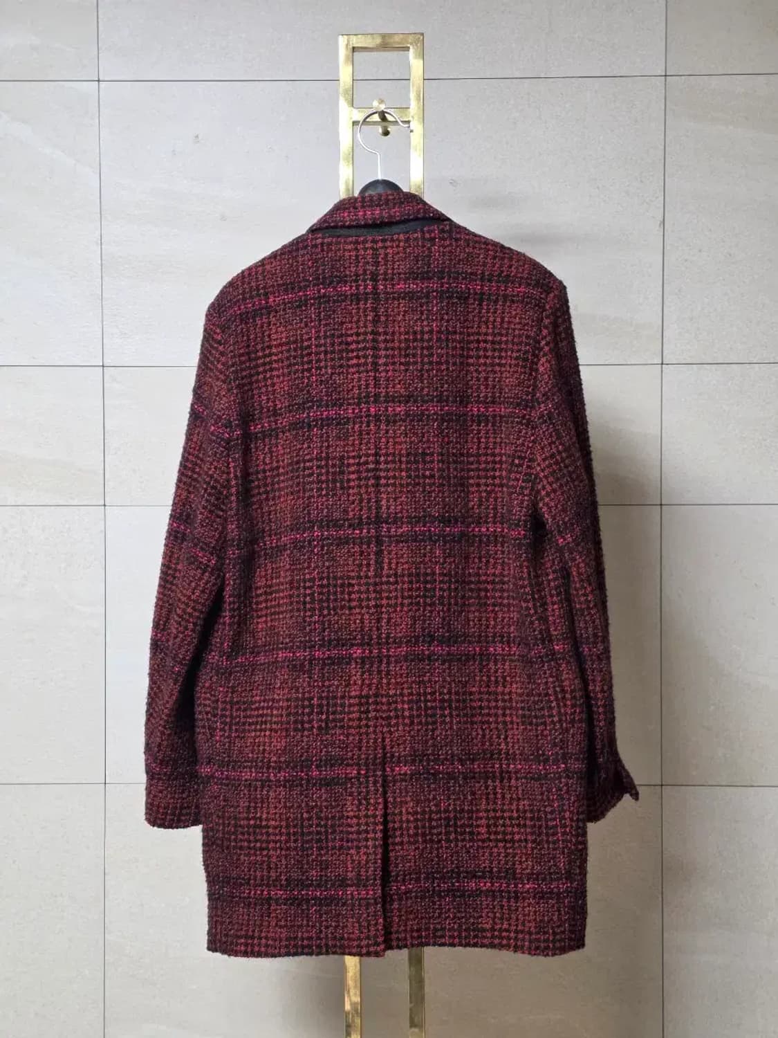 이자벨마랑 에뚜왈 버진울 체크 트위드 자켓 상품이미지5