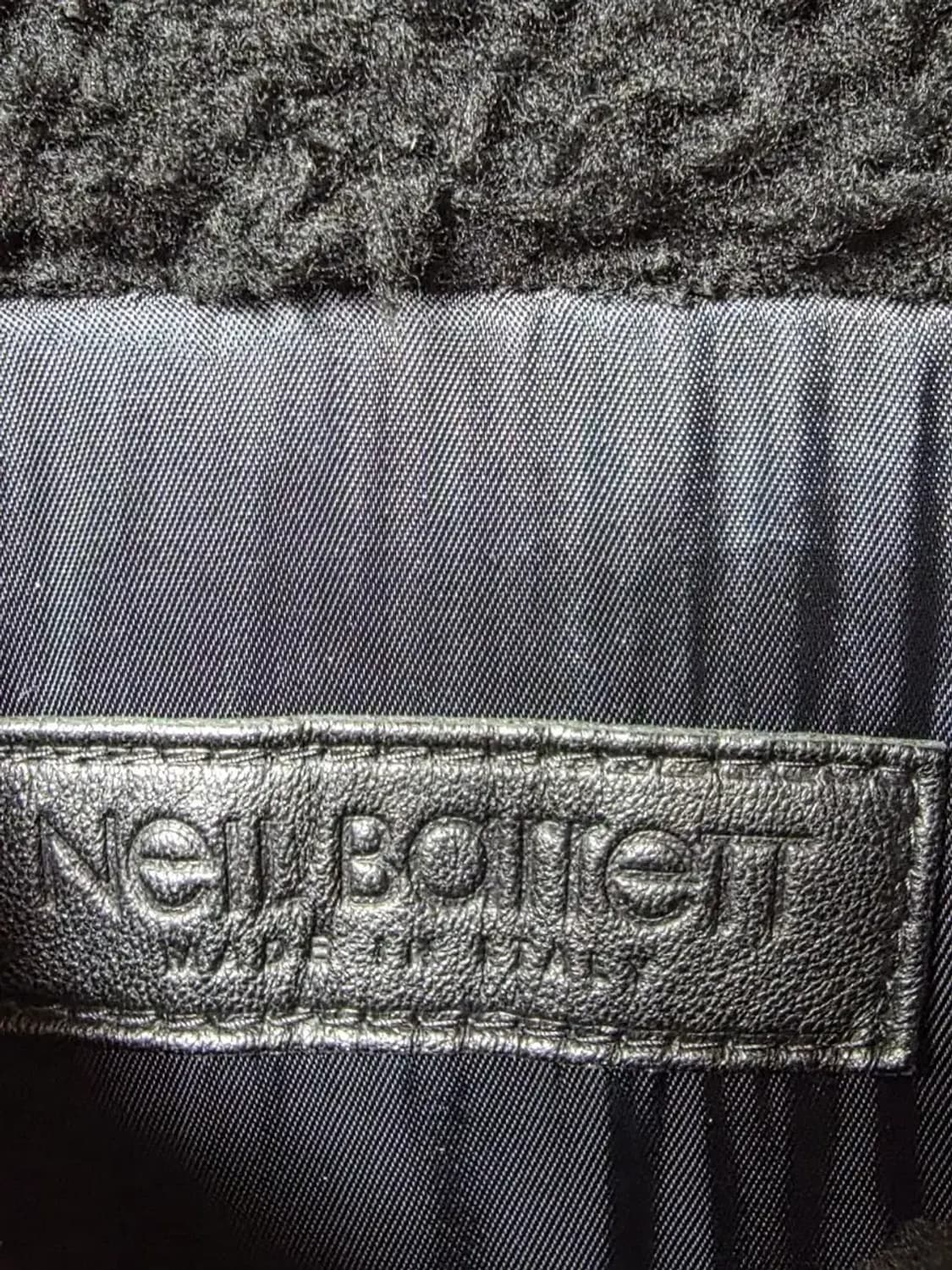 닐바렛(Neil Barrett) 이태리제 천연 소가죽 롱 시어링 베스트 상품이미지2