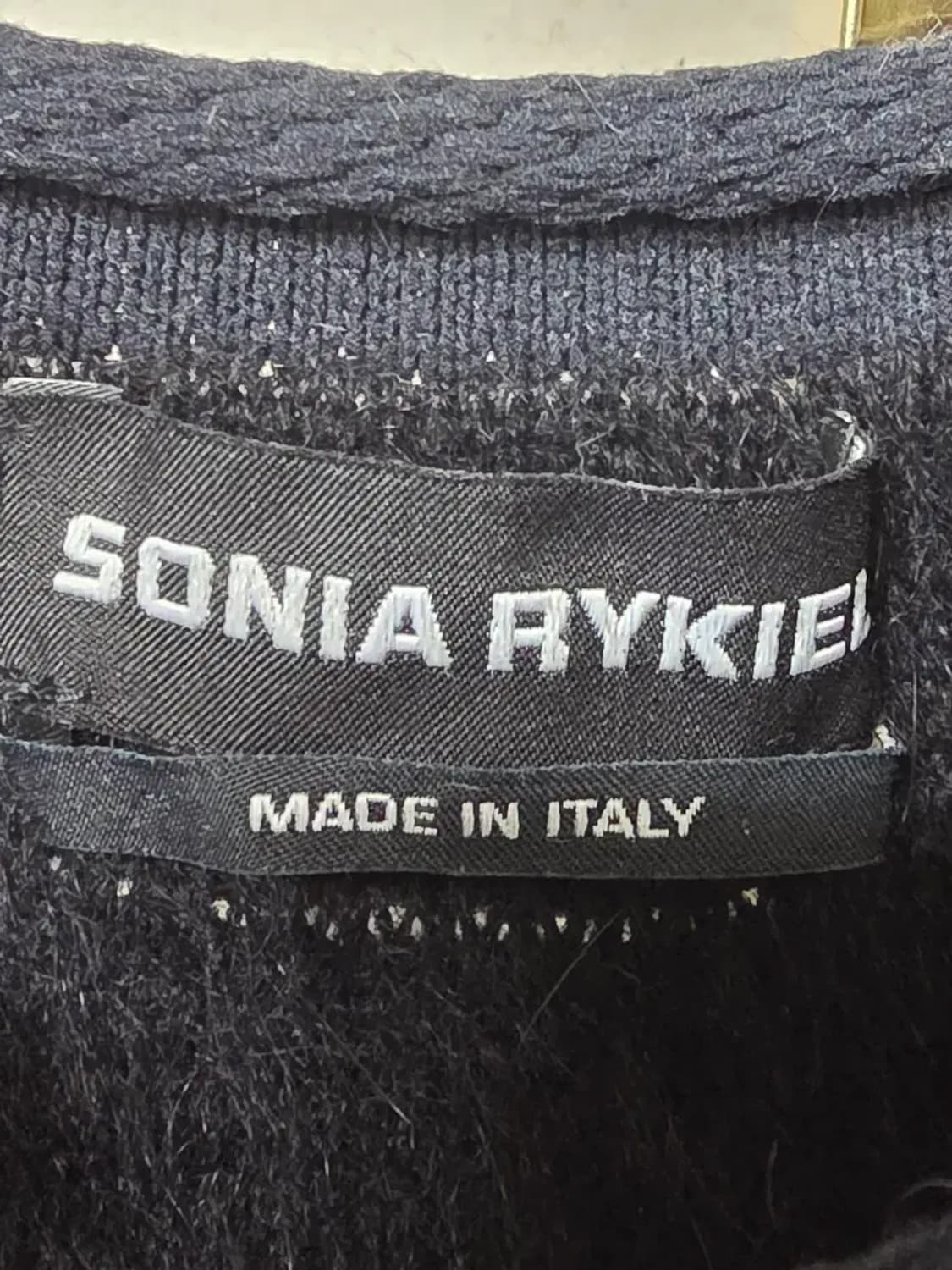 소니아 리키엘 앙고라 퍼 칼라 울 니트 풀오버 상품이미지2