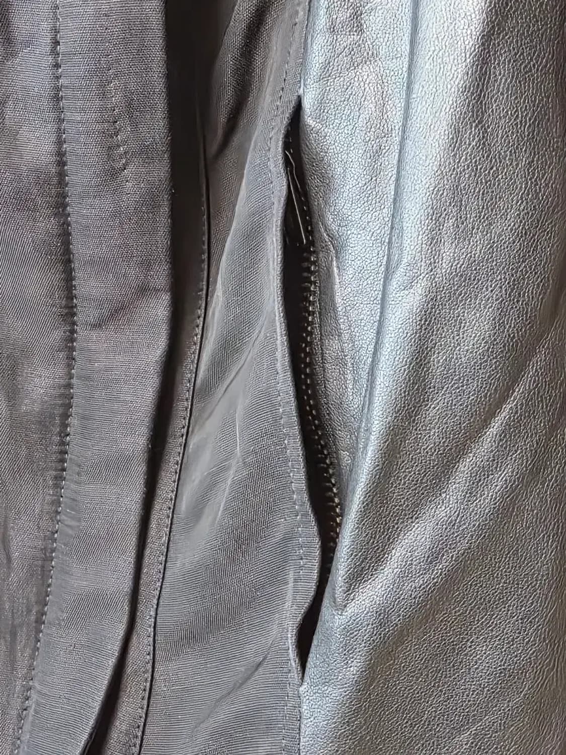 헬무트 랭 램스킨 믹스 언밸런스 자켓 상품이미지4