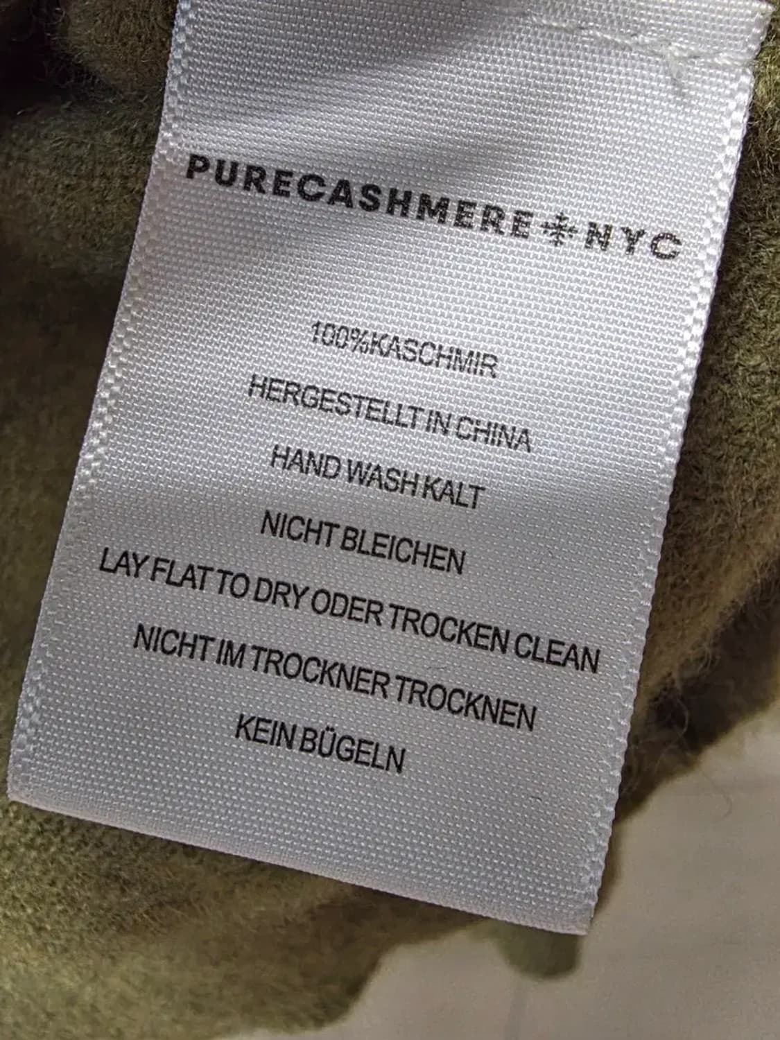 퓨어캐시미어 NYC 100% 캐시미어 라운드 니트 상품이미지3