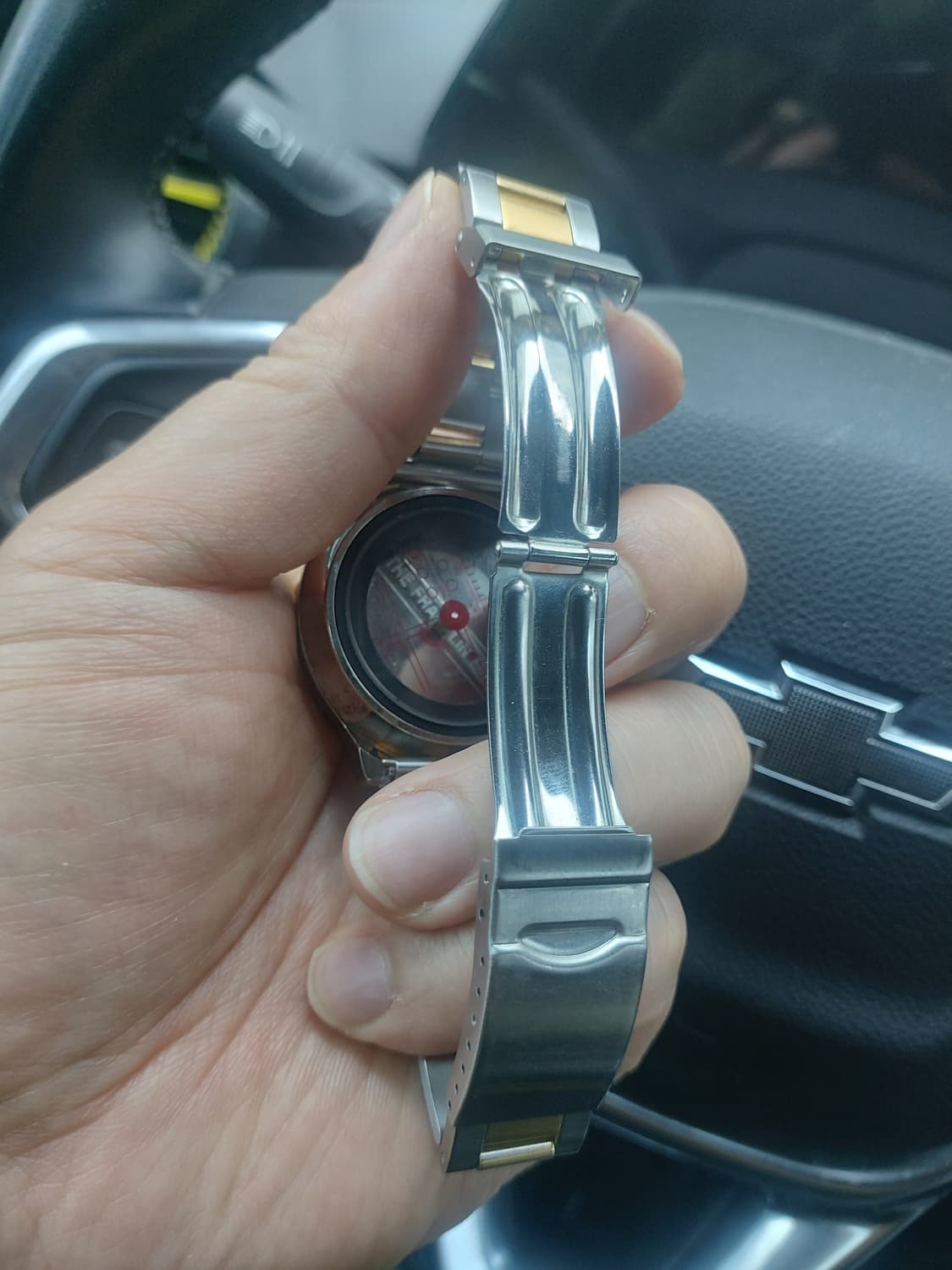 빈티지 콤비 메탈 시계 상품이미지2