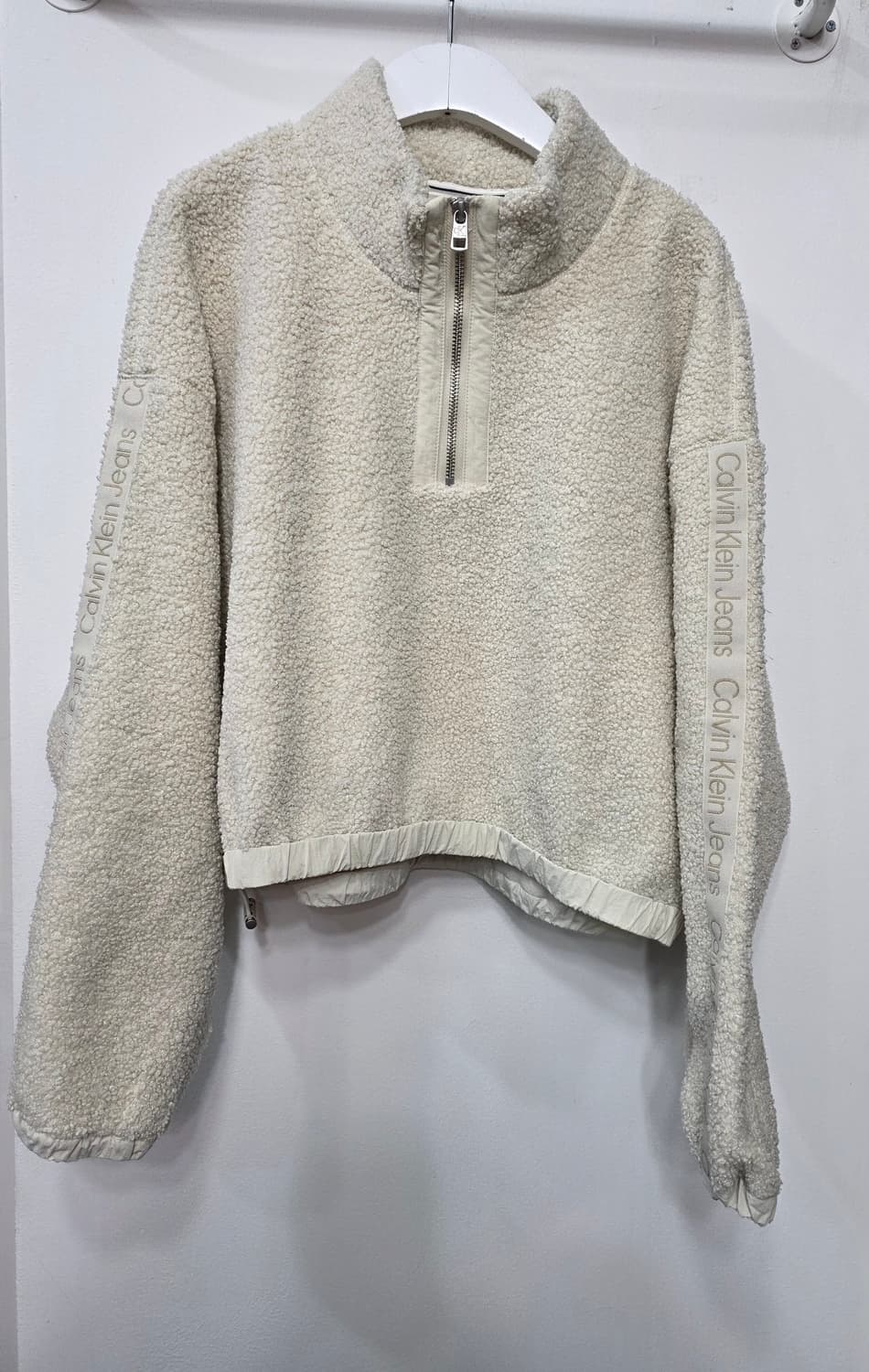 캘빈클라인 여성 후리스 반집업 상품이미지1