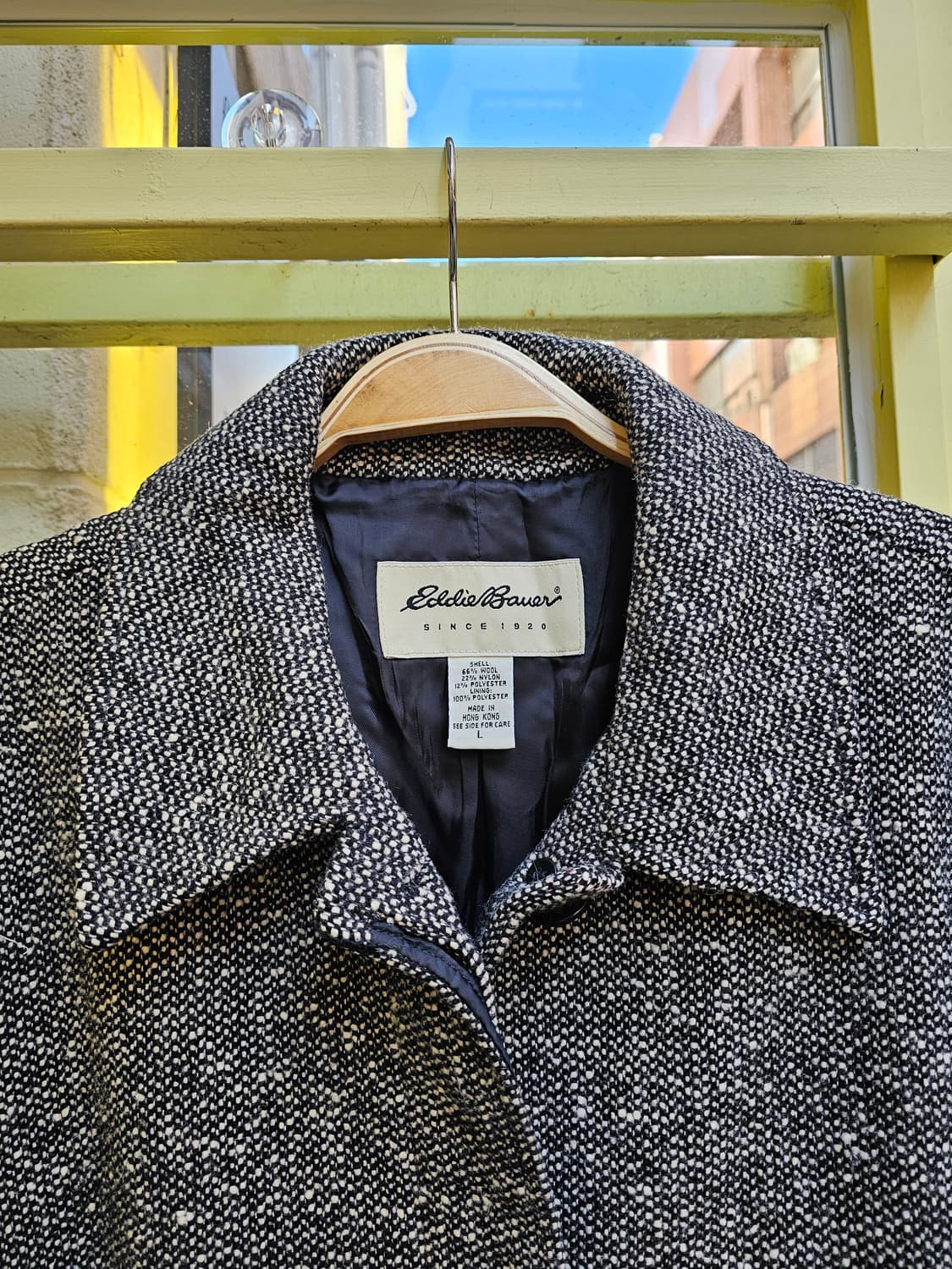 Eddie Bauer 헤링본 울코트 상품이미지4