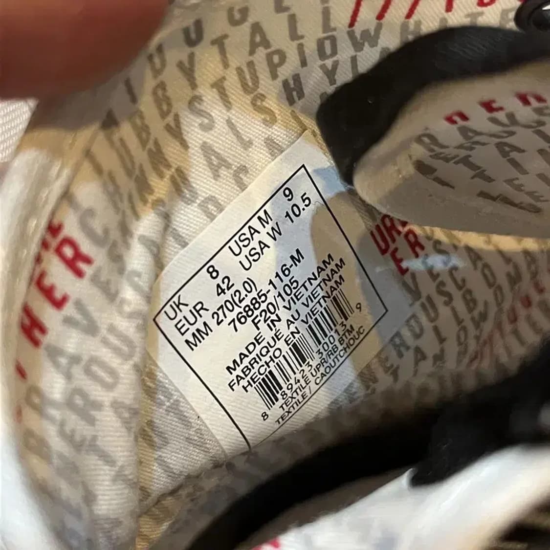팔라디움 레터링 워커 부츠 270 G03703 상품이미지5