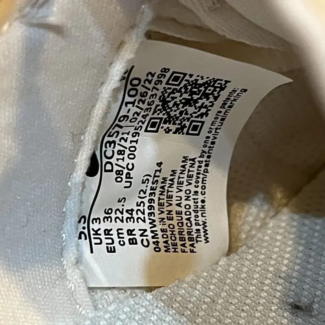 나이키 폰탄카 와플 스니커즈 운동화 225 G03761 상품이미지5