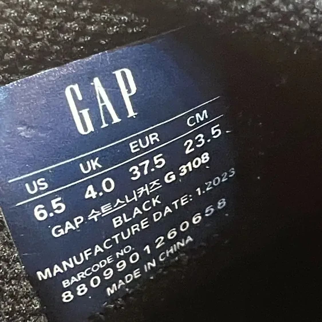 갭 GAP 수트 스니커즈 운동화 235 G03906 상품이미지5