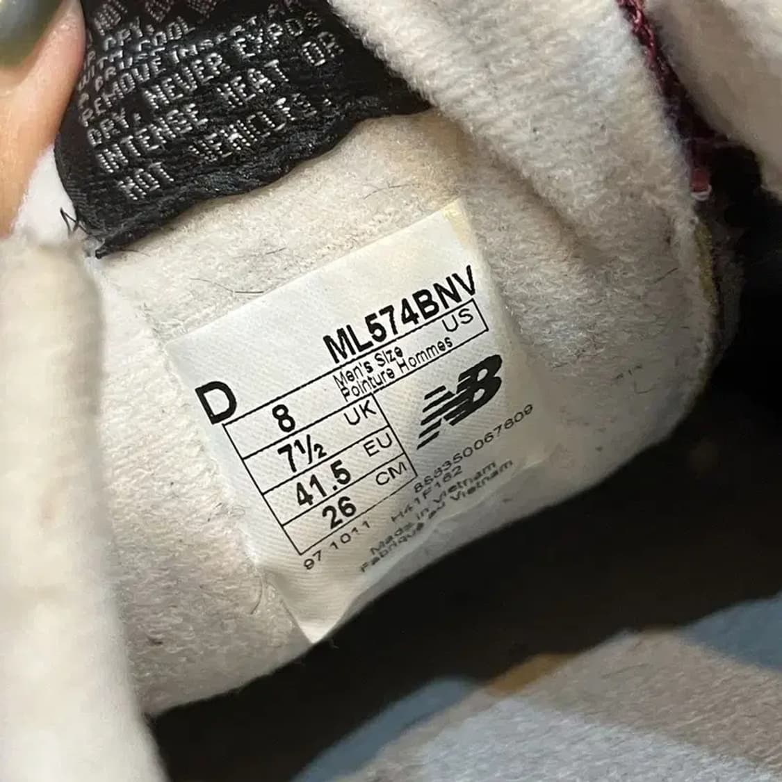 뉴발란스 574 스니커즈 운동화 260 G04088 상품이미지5