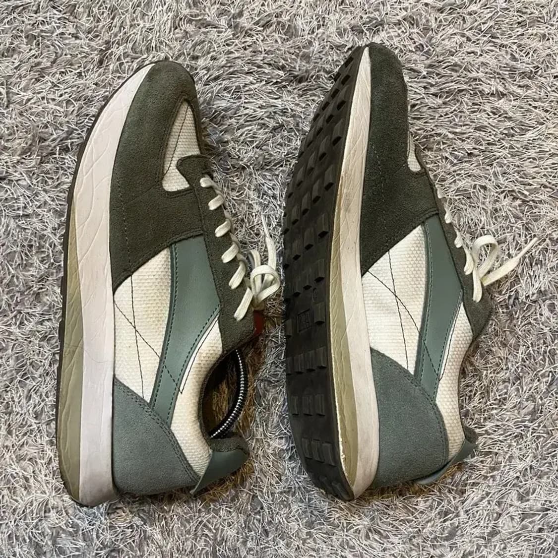 자라 ZARA 카키 스니커즈 운동화 270 G04147 상품이미지6