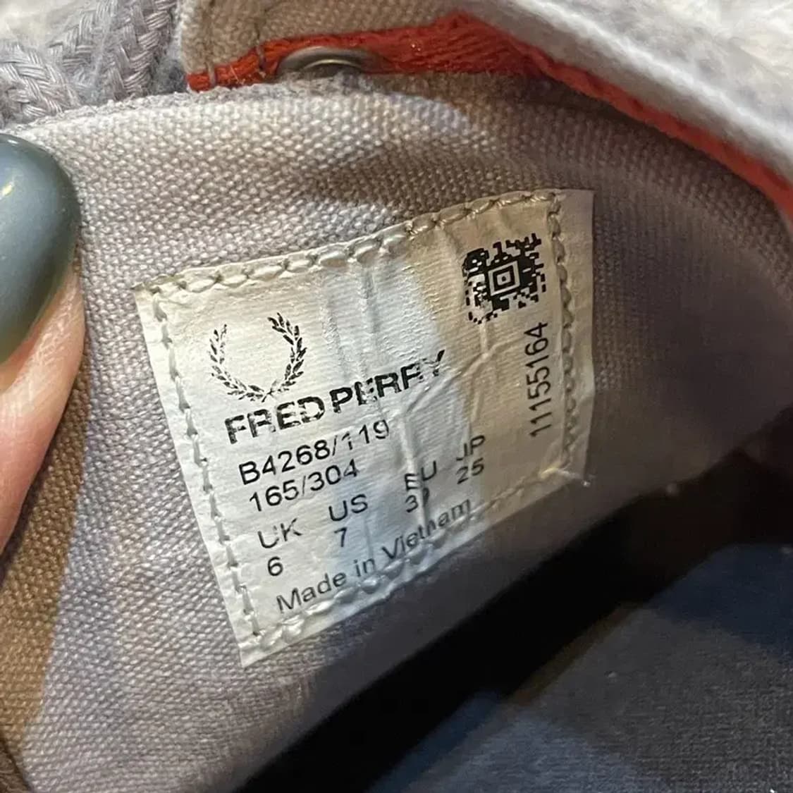 프레드페리 그레이 스니커즈 운동화 250 G04219 상품이미지5