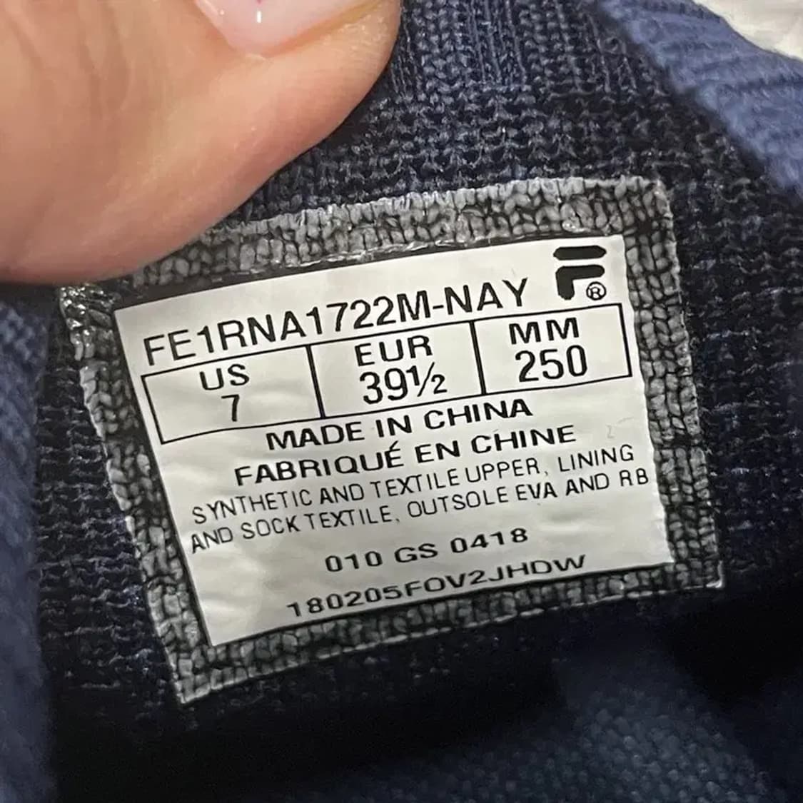 필라 네이비 니트 슬립온 250 G04369 상품이미지5