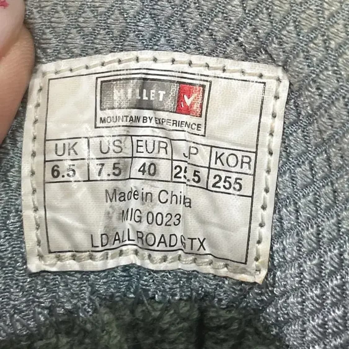 밀레 고어텍스 등산화 255 G04437 상품이미지6