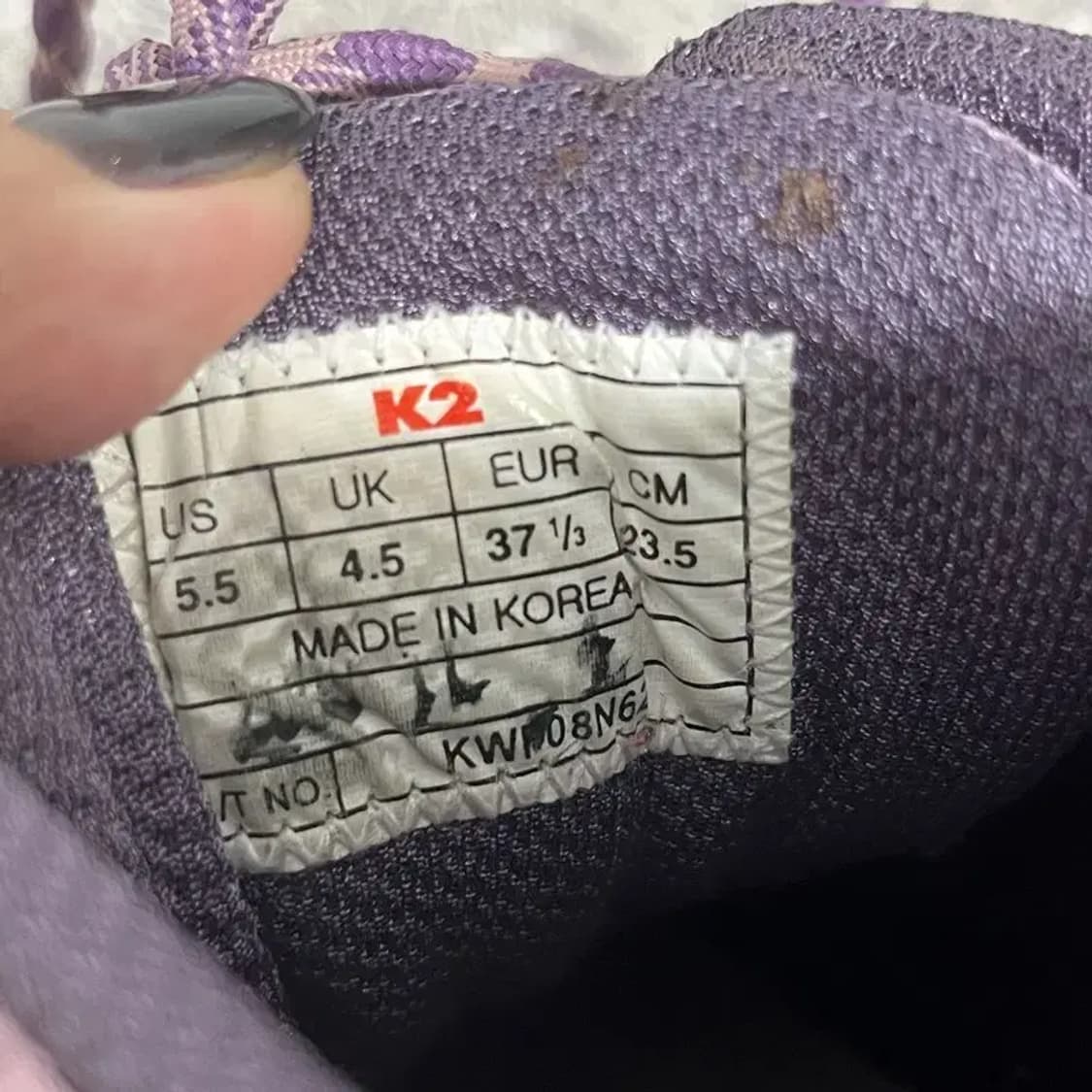 K2 여성 안전화 등산화 235 G04552 상품이미지6