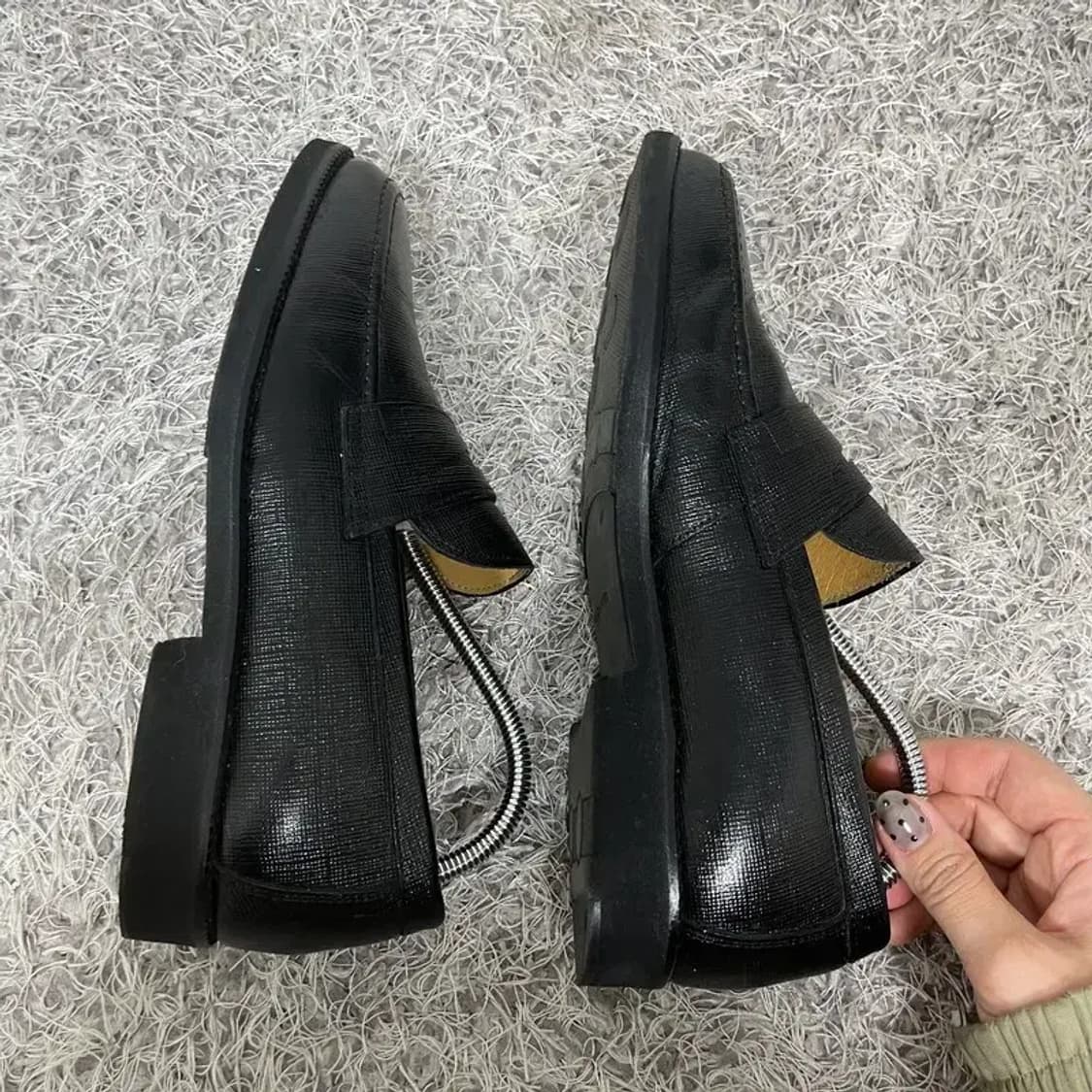 엘칸토 캐주얼 블랙 로퍼 250 G04614 상품이미지4