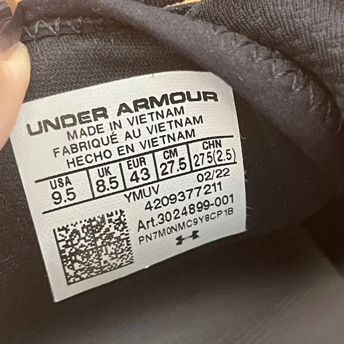 언더아머 UA 호버 마키나 3 런닝화 운동화 275 G04711 상품이미지6