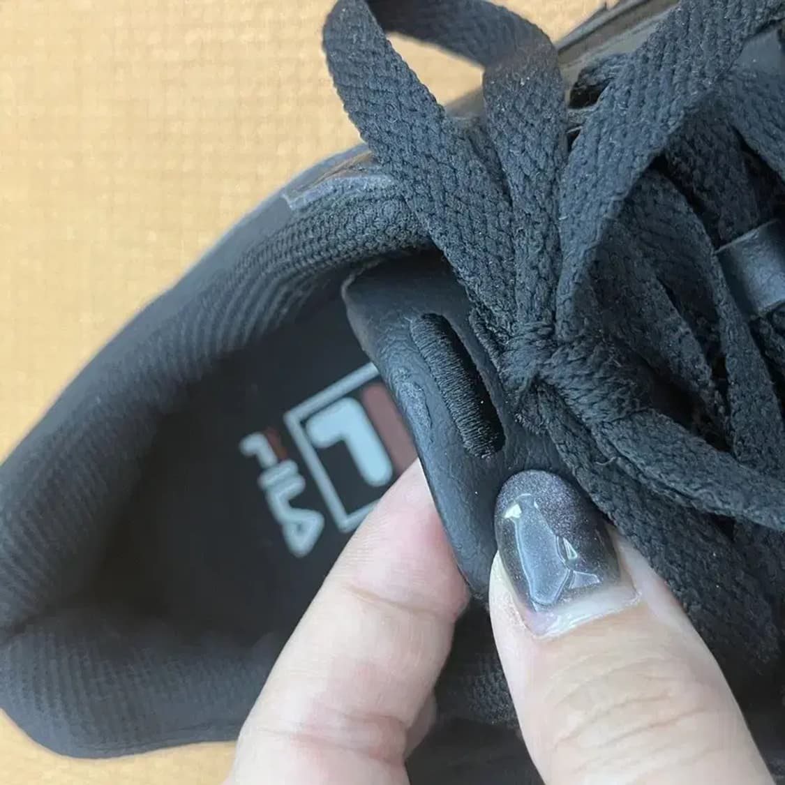 필라 블랙 여성 스니커즈 운동화 240 G04805 상품이미지7