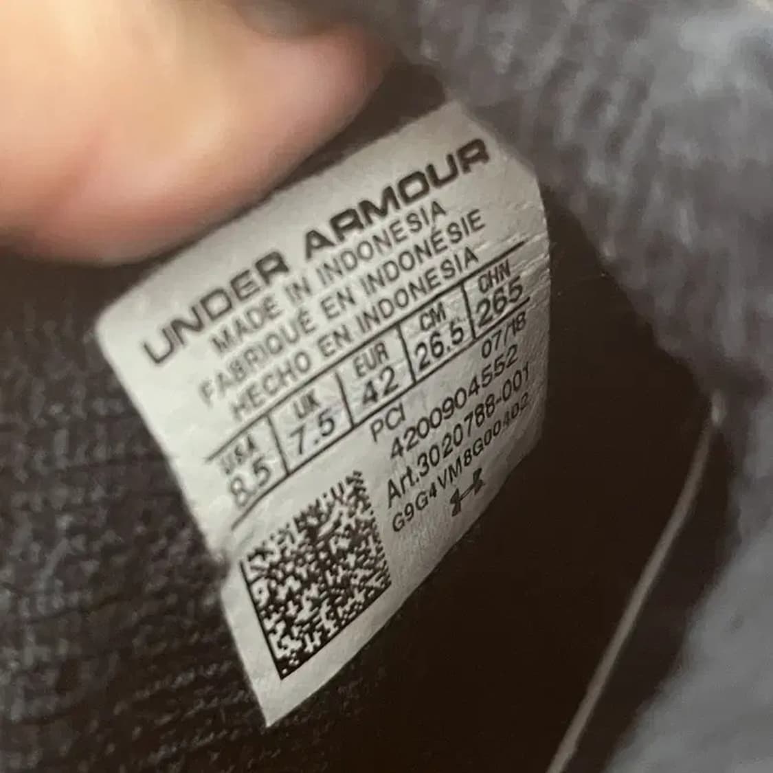 언더아머 UA 프로젝트 락 1 트레이닝화 운동화 265 G04888 상품이미지6
