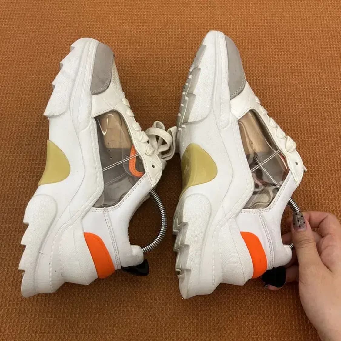 자라 ZARA 클리어 어글리슈즈 운동화 38 G04902 상품이미지4