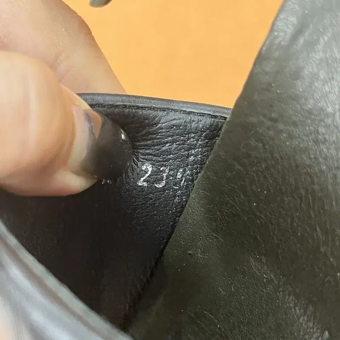 시스템 한섬 블랙 슬리퍼 235 G05019 상품이미지7