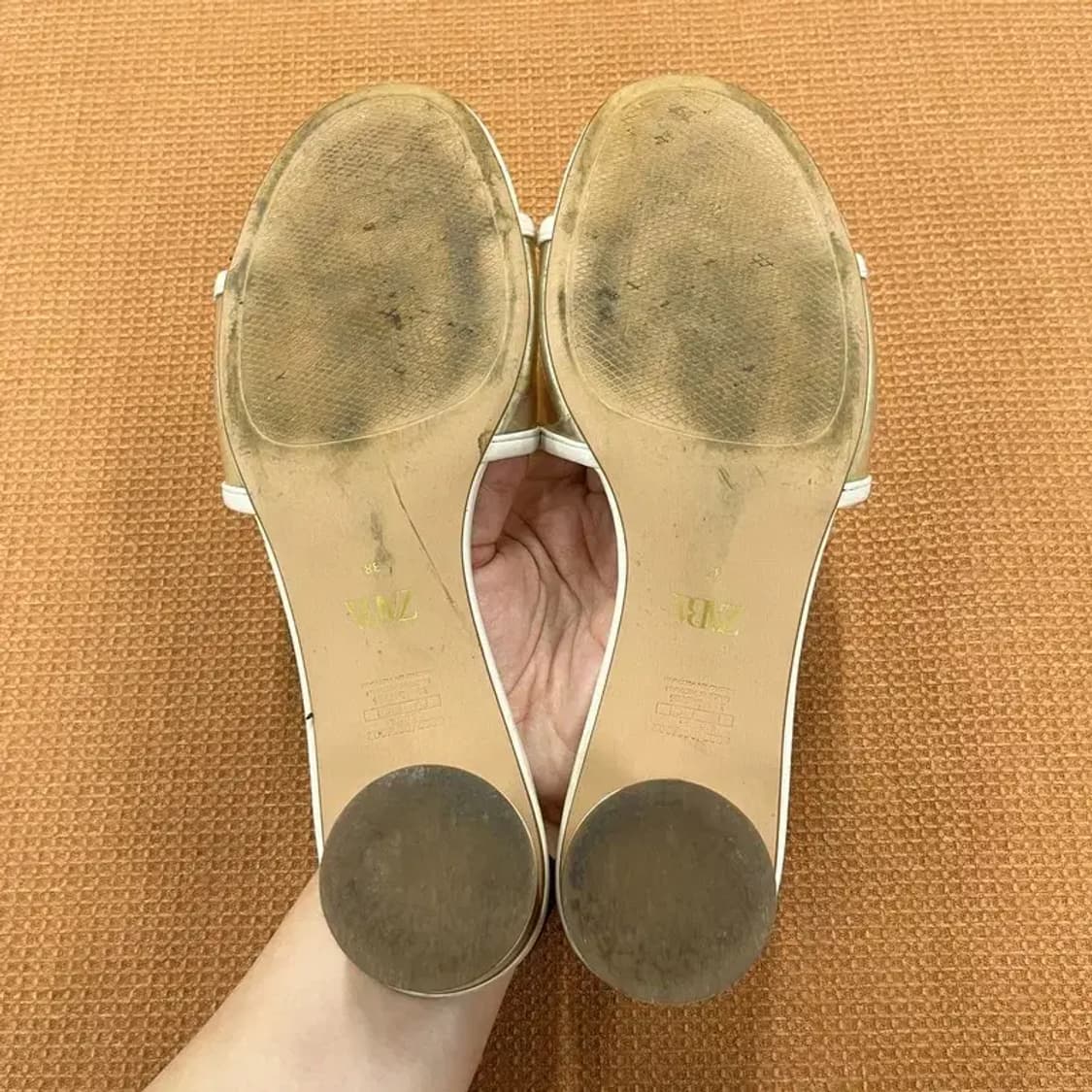 자라 ZARA 클리어 샌들 245 G05023 상품이미지5