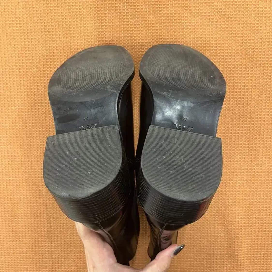 자라 ZARA 블랙 첼시 부츠 230 G05045 상품이미지5