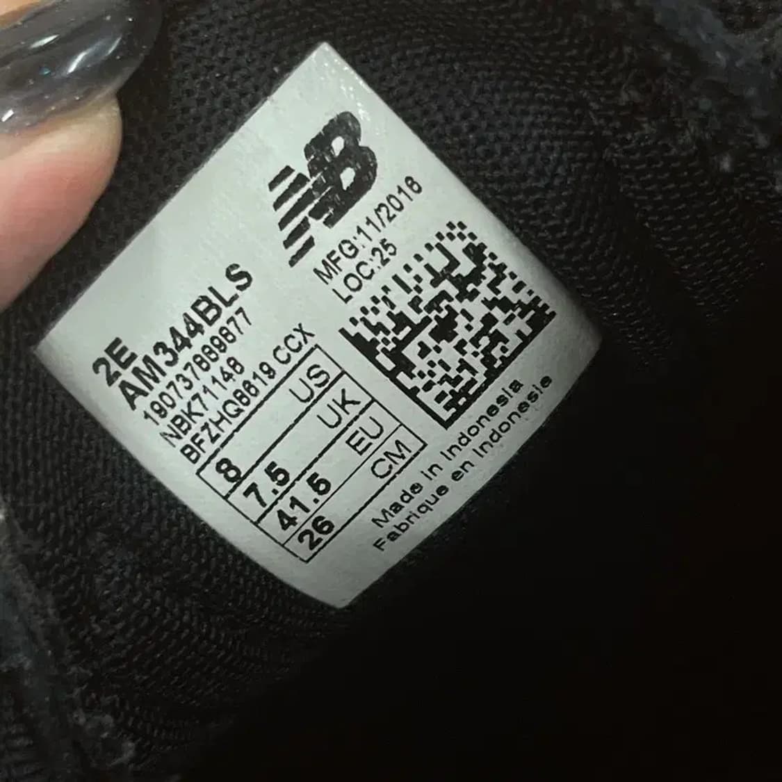 뉴발란스 344 스니커즈 운동화 260 G05047 상품이미지6