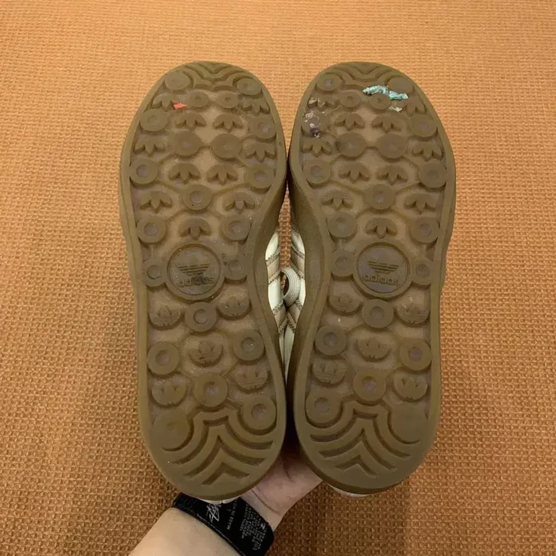 아디다스 가젤 인도어 베이지 레드 운동화 230 G05222 상품이미지4